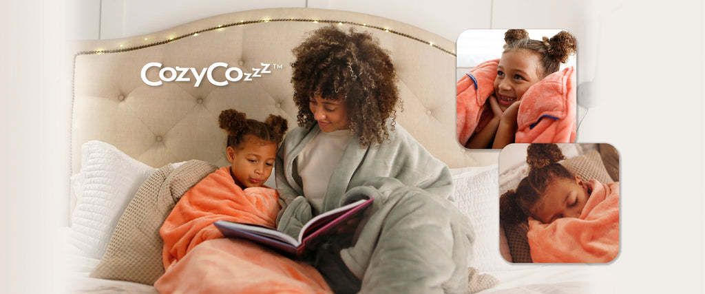 CozyThrowzzz the only blanket that has hand & feet pockets to warm your extremities. Warm and cozy from your fingers to your toes. Beneficial for those with Sensory Processing Disorder, Autism, anxiety and stress relief.